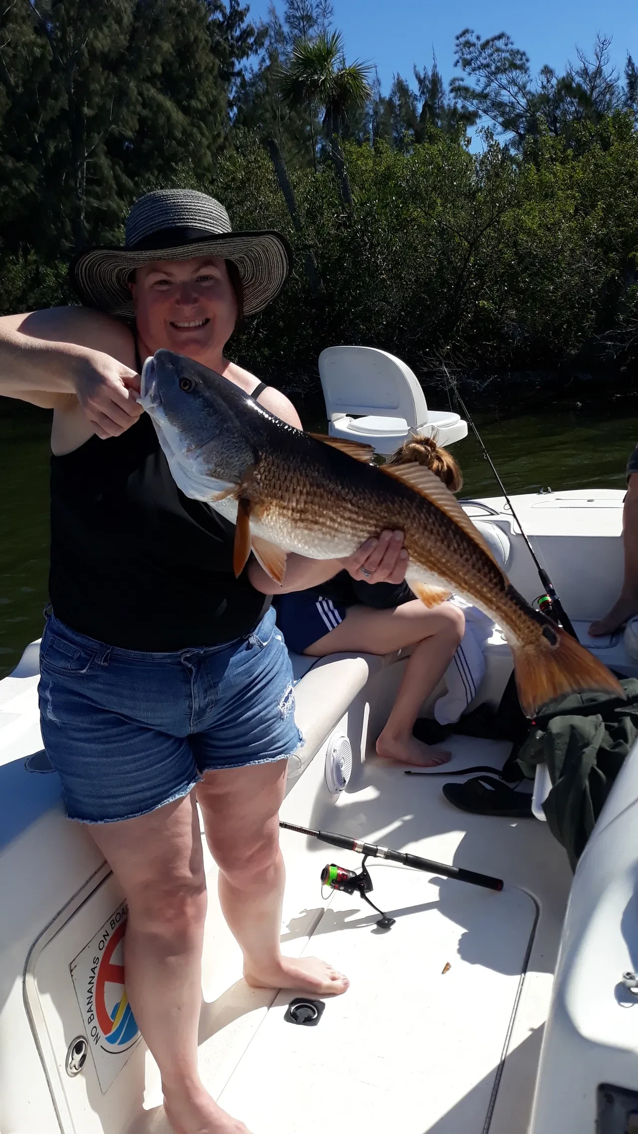 Fishing rod casting saltwater inshore